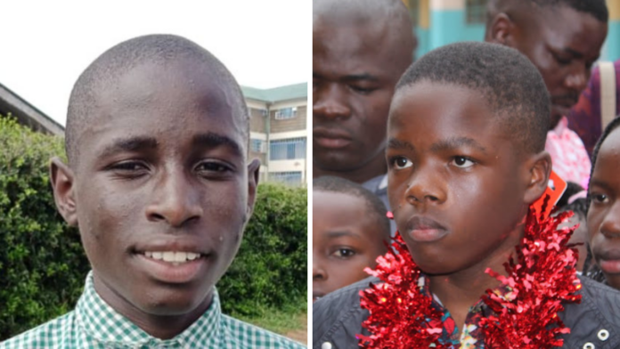 Makokha of Christ the King and Lewis Otieno of St Peter's  Mumias Primary School